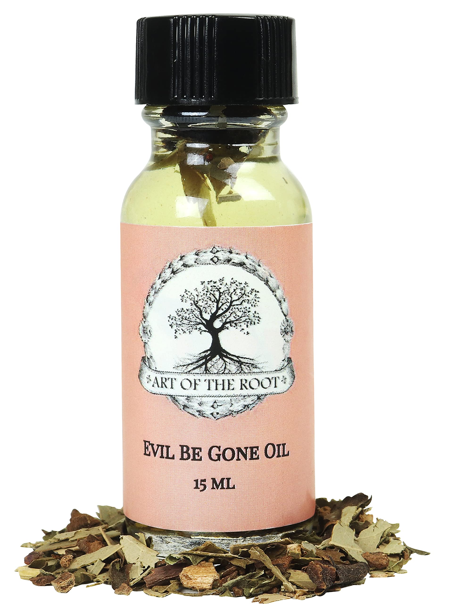 Evil Be Gone Oil by Art of the Root | Handmade with Herbs & Essential Oils | Wiccan, Conjure, Pagan & Magick | for Negative Ener