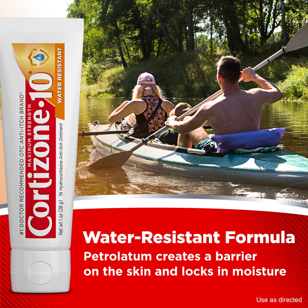 Cortizone-10, Water Resistant Anti-Itch Ointment, 1 Ounce