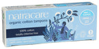 Natracare Non-Applicator 100% Organic Cotton Tampons, Super, Totally Chlorine Free, Biodegradable and Compostable (1 Pack, 20 Ta