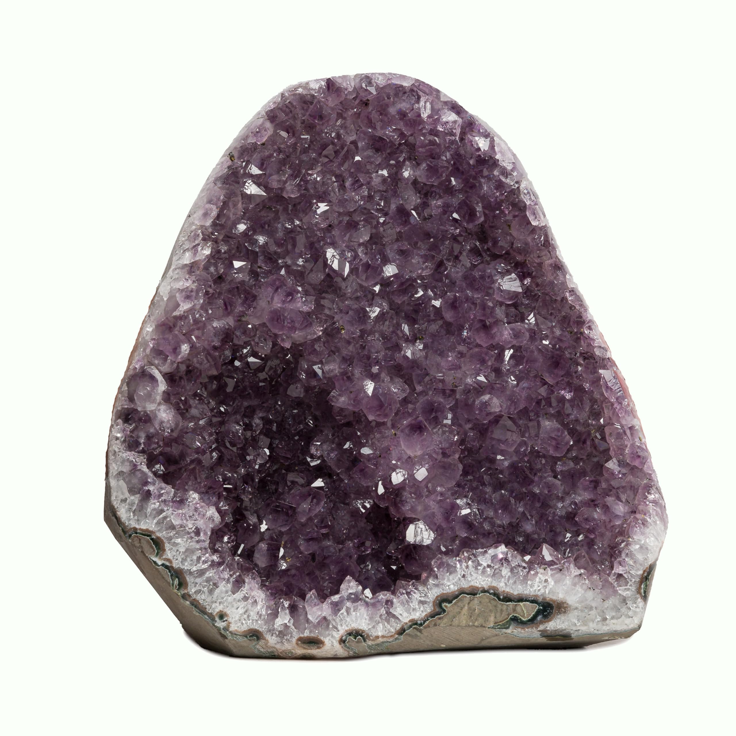 EMPORION GEMS 18.49 lb Extraordinary Natural Amethyst Geode - Unique Collectors Quality - 9 (H) x 7 (W) Inches Large Crystal Clu