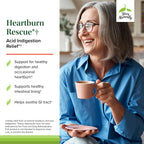 Terry Naturally Heartburn Rescue - Dietary Supplement to Aid Acid Indigestion Relief - Digestive Health Support with D-Limonene