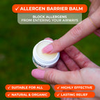 HayMax Organic Allergen Barrier Balm, Aloe Vera 0.17 fl oz (5ml), Natural, Non-Drowsy, Gentle on Skin