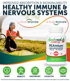 Palmitoylethanolamide 450mg Comfort Mobility Nerves Cognitive & Immune Support - Micronized High Absorption - All Natural Pea -