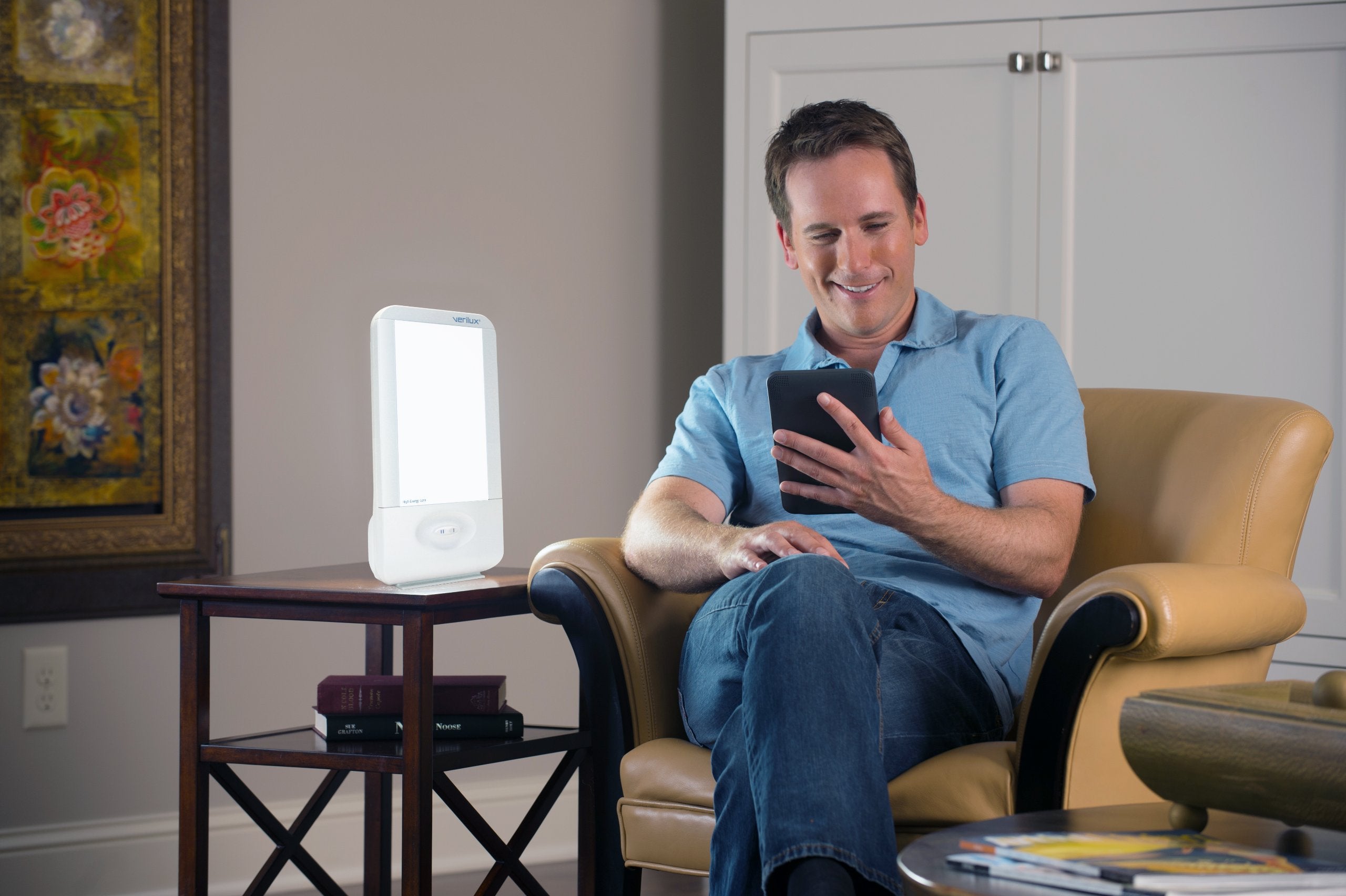 Verilux HappyLight Liberty 7,500 LUX Light Therapy Energy Lamp