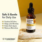 ECZEMA HONEY 15% Vitamin C + Ferulic Acid Serum - Anti Aging Skin Care Products - Face Oil for Eczema, Dry & Sensitive Skin (1 O