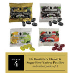 Dr. Doolittles Soft Fruit Pastilles Sugar Free and Classic Variety Pack for Voice and Throat, .33 Ounce Travel Size Bag, Approx