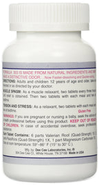 Dee Cee Labs Formula 303 Maximum Strength All-Natural Relaxant Tablets, 250 Tablets; All-Natural Relaxant containing Magnesium f
