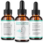 (3 Pack) Zencortex For Tinnitus Relief - Official Formula - Zencortex Drops for Ears, Zen Cortex 24 Tinnitus Drops Liquid Supple