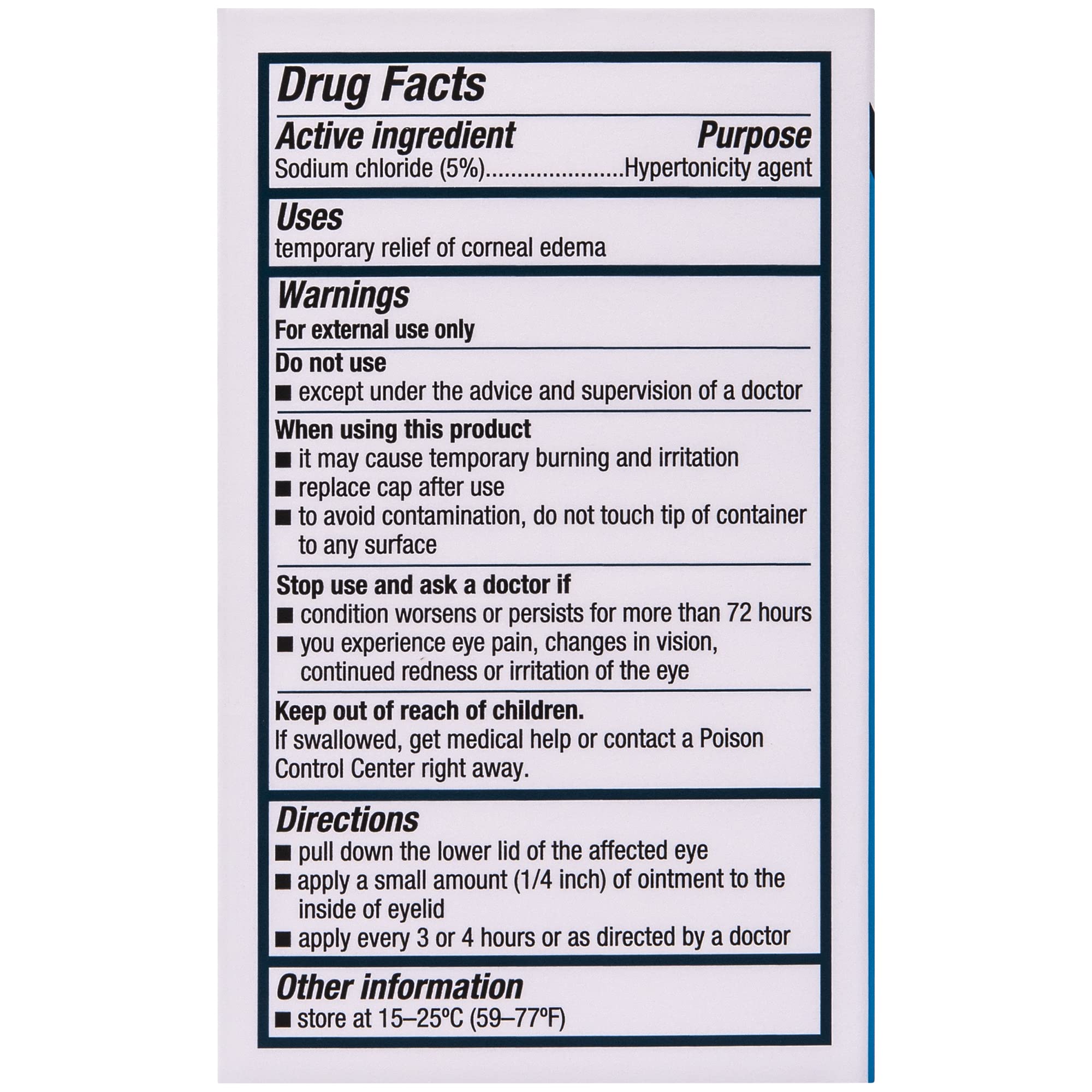 MURO 128 (Sodium Chloride Hypertonicity Ophthalmic Ointment, 5%) TWIN PACK, 2 count (Pack of 1)