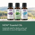 NOW Foods Essential Oils, Organic Lavender Oil, Soothing Aromatherapy Scent, Steam Distilled, 100% Pure, Vegan, Child Resistant