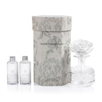 Zodax Grand Casablanca Porcelain Oil Diffuser - 6.76 oz -Moroccan Peony