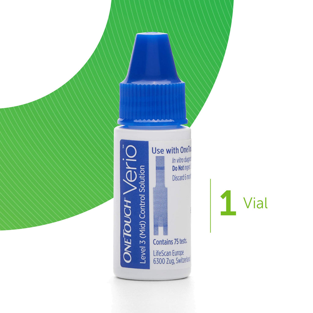 OneTouch Verio Control Solution, Mid, .13 fl oz