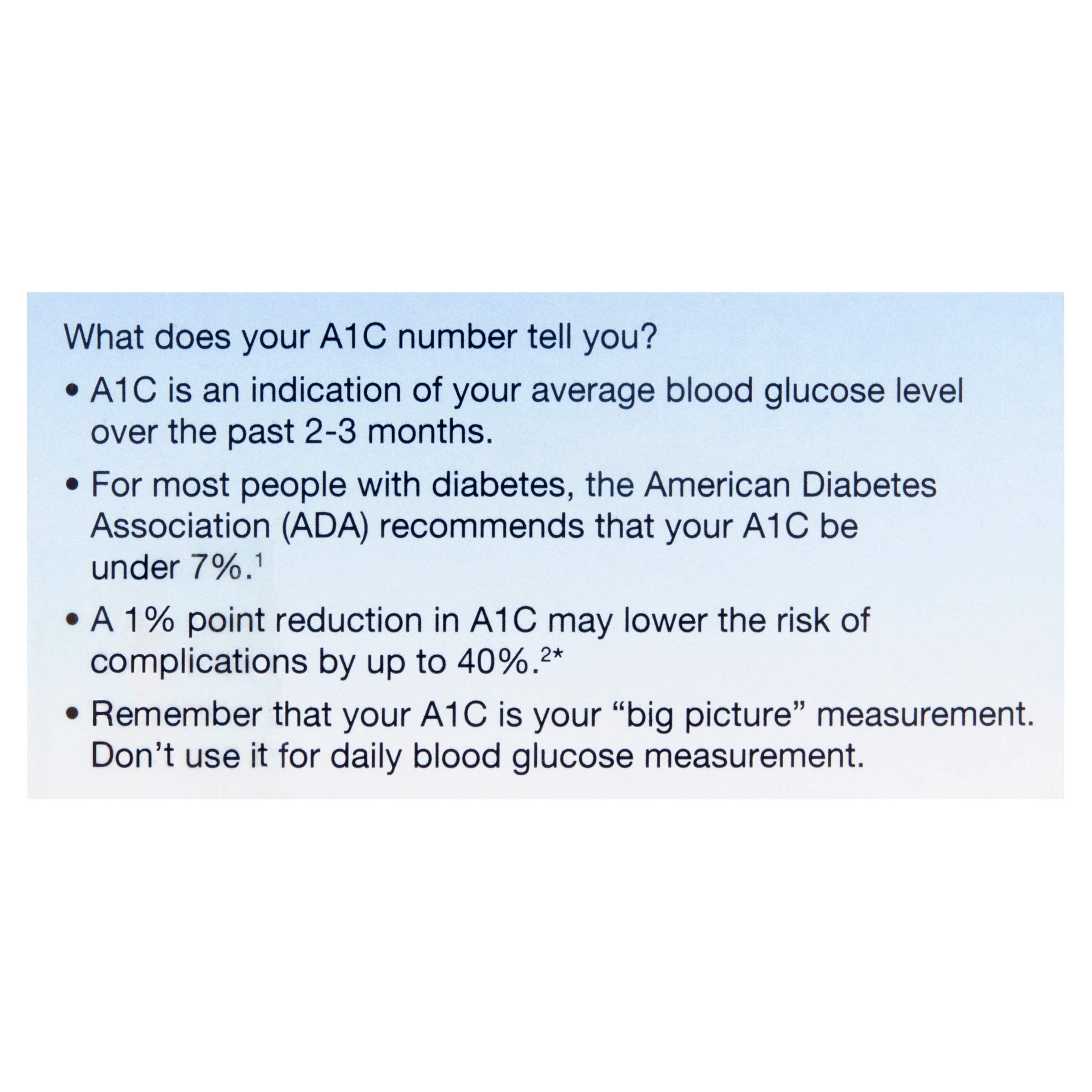 CVS A1C At Home Test Kit, Home Use Monitoring of Glycemic Control, Easy Operation for at home A1C Monitoring