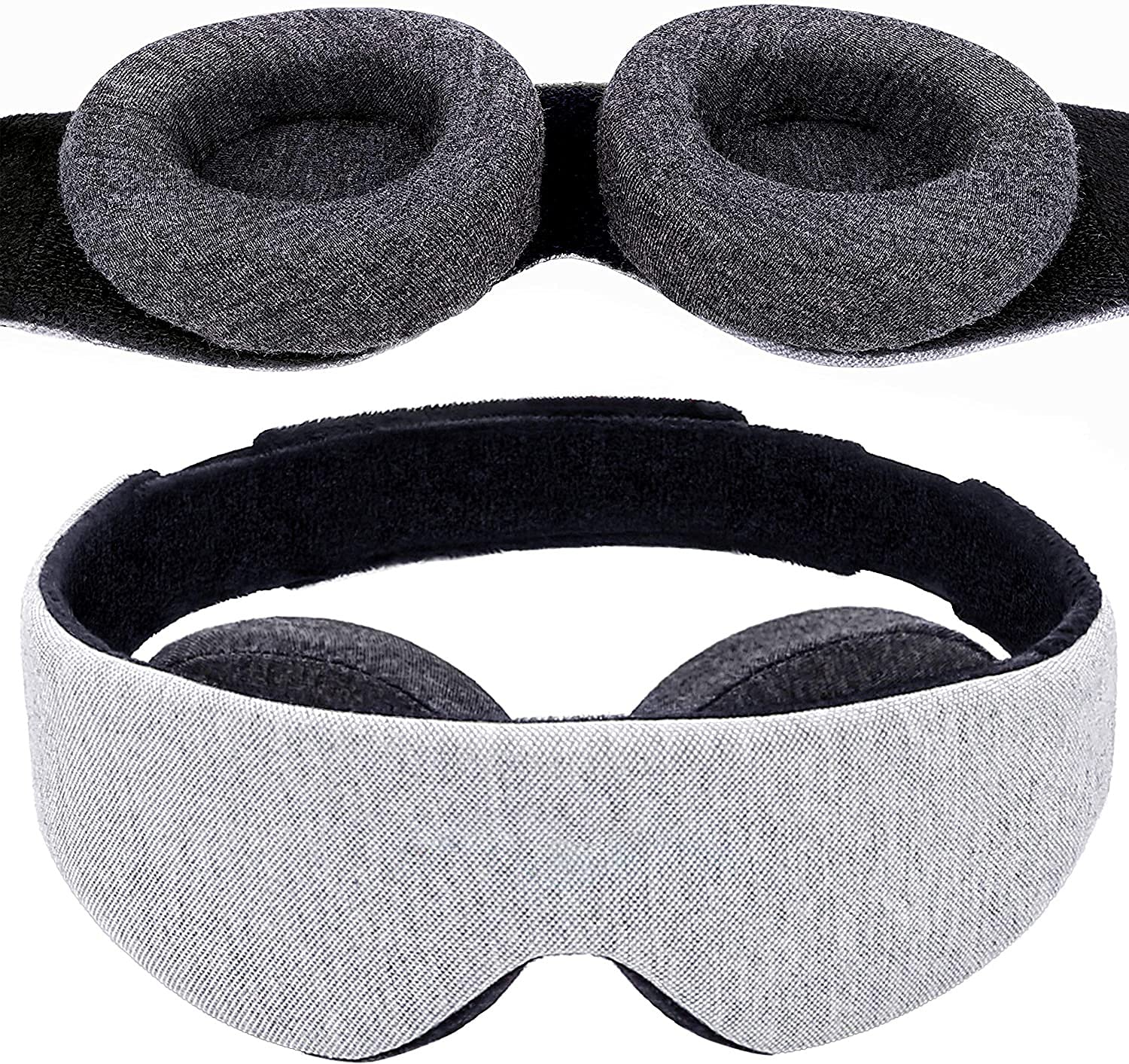 Store2508 Sleep Mask 100% Blackout Eye Mask Zero Eye Pressure Adjustable Eye Cups Guaranteed Deepest Possible Rest Perfect Sleep