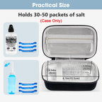 ProCase Travel Case for NeilMed Sinus Rinse Packets, Carrying Bag for Maoever Neti Pot Nasal Rinse, Portable Case for Sinus Rins