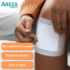 Areza Medical - Bordered Gauze Island Dressing - Wound Dressing - Latex Free - sterile - 6 x 6 - 60 per Box