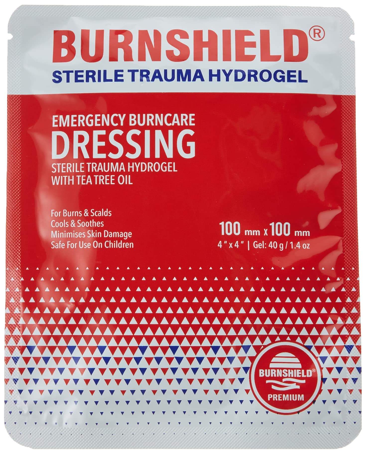 Burnshield 4 X 4 Burn Dressing, Sterile