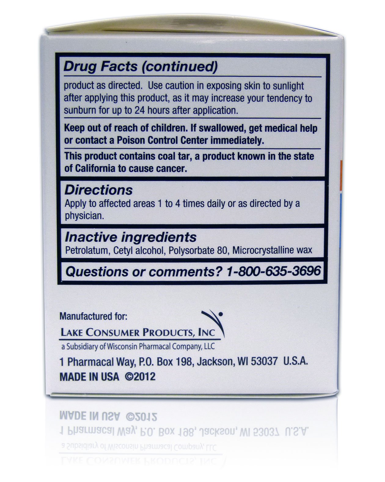 MG217 Psoriasis Treatment, Medicated Conditioning 2% Coal Tar Multi-Symptom Ointment, 3.8 Ounce