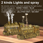 BLOIMP Essential Oil Diffuser Train Diffuser 300ml, Train Humidifier, Aromatherapy Diffuser Cool Mist Aromatherapy with 2 Light