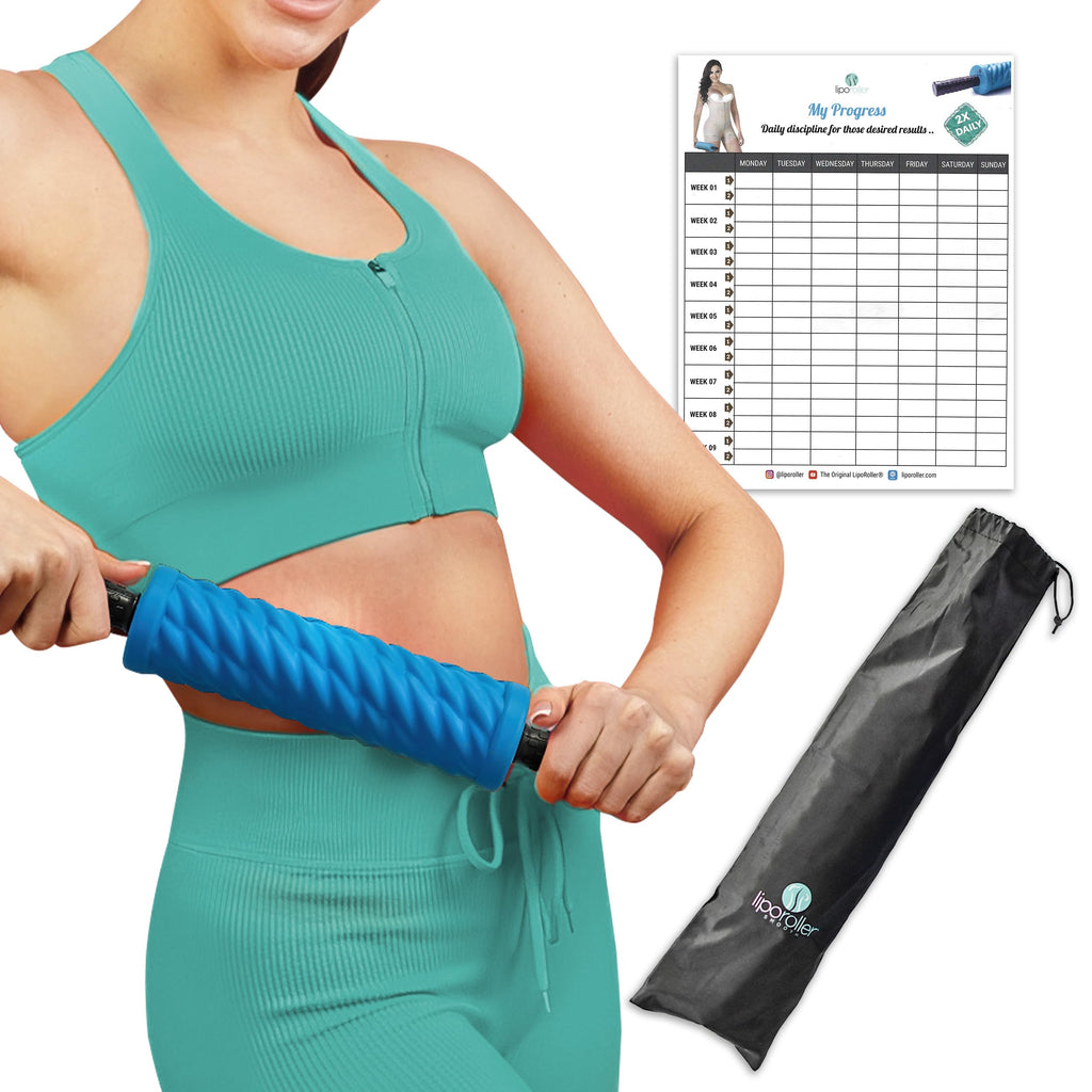 LIPOROLLER Post Liposuction Massager - Lymphatic Drainage Massager for Post Lipo Surgery - Quality EVA Material - Ridges and Gro