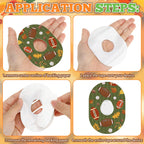 Geiserailie 20pcs Thanksgiving Adhesive Patches Compatible with Dexcom G7 Fall Adhesive Tape Stickers Tape Breathable Pre Cut Lo