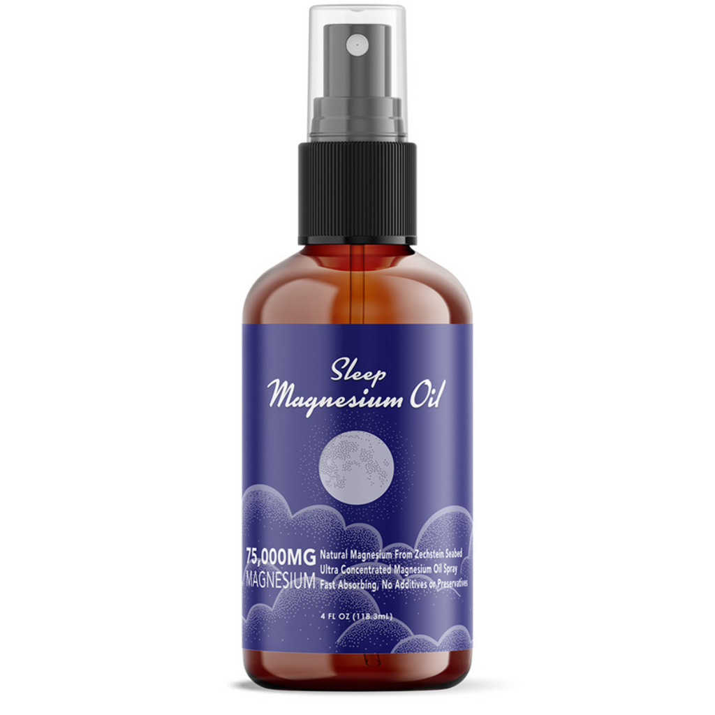 Topical Magnesium Oils - 75,000 mg per 4 oz Bottle
