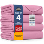 Utopia Bedding Washable Underpads 34 x 52 (Pack of 4), Waterproof Reusable Heavy Absorbency Incontinence Bed Pads for Adults, Ki