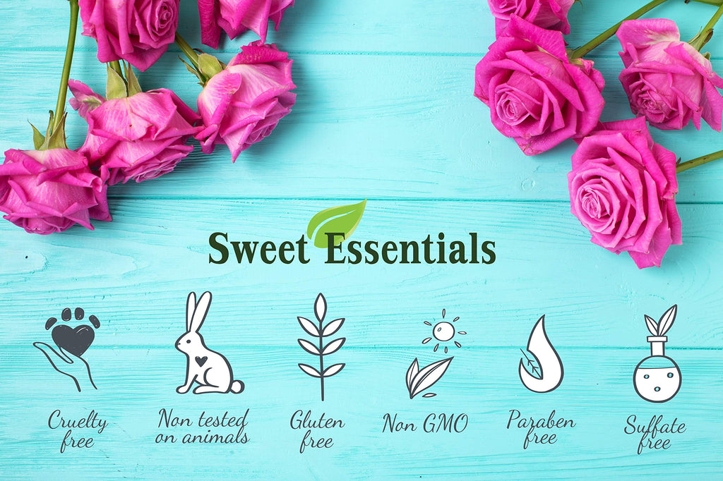 Sweet Essentials Fresh Vanilla | Fragrance/Perfume Oil | 2oz Made with Organic Oils - Spray on Perfume Oil - Alcohol & Preservat