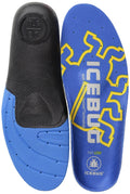 Icebug Unisexs Fat High Cushion Support Insole Flex Technology, Blue Low Arch, M 4/W 5.5-6