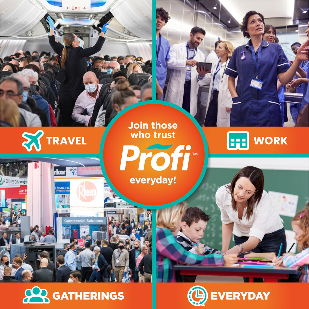 Profi Everyday Nasal Spray - Helps Defend Against Airborne Germs - Lasts Up to 8 Hours - Advanced Nasal Spray for Air Travel, Wo