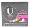 Kotex U Barely There Liners, Thin, 18 ct. (PACK OF 2) (2)