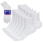 Diabetic Socks Mens Cotton 6-Pack Ankle White By DEBRA WEITZNER ankle/white Mens 10-13