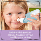 Nasopure Nasal Wash, Little Sampler Kit, The Nicer Neti Pot    Sinus Wash Kit, Comfortable Nasal Rinse 4 Oz Bottle & 4 Salt Pack