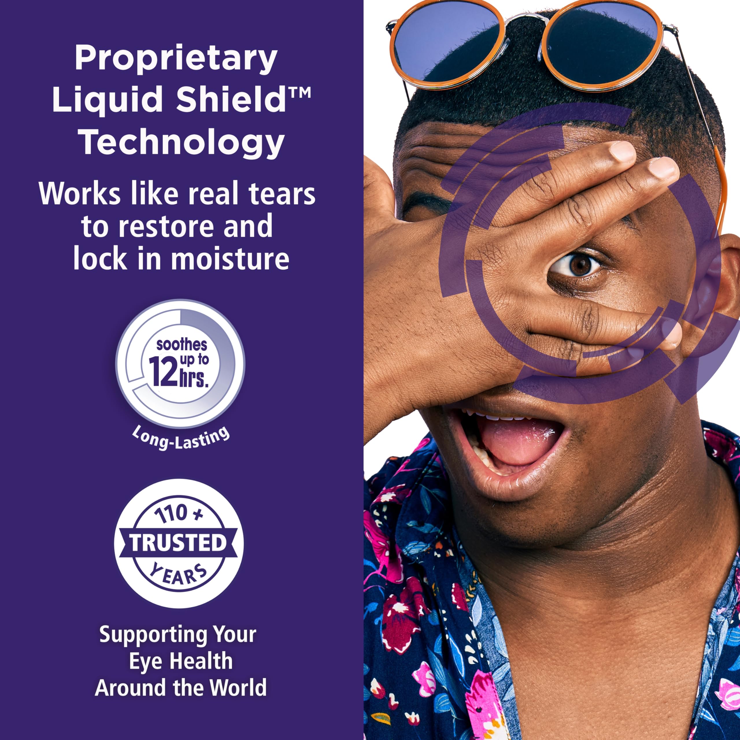 Rohto Dry Aid Lubricant Eye Drops, Fast Relief for Dry Eyes, Long-Lasting Hydration, Dry Eye Symptom Relief, Moisturizing and So