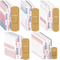Supervitae 500 Pcs Adhesive Bandages Assorted Sizes Flexible Breathable Bandages Patch for Family First Aid Skin Wrap Finger Wou