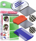 OWNHEALER Professional Lice Comb Kit - for Lice, Nits, and Dandruff Removal. Quick Results for Head Lice Treatment - Suitable fo