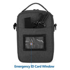 CURMIO Insulin Cooler Travel Case, Diabetic Medication Organizer Bag with Shoulder Strap for Diabetic Supplies, Black (Patented