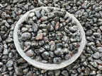 GAF TREASURES 2 oz Lot Natural Semi Tumbled Gemstone Chips, Crushed Mini Crystals, Undrilled Crystal Chips (Flame)