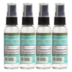 MRS. MEYER S CLEAN DAY Antibacterial Hand Sanitizer Spray, Travel Size, Removes 99.9% of Bacteria, Basil, 2 oz - Pack of 4