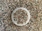 2 oz Lot Natural Semi Tumbled Gemstone Chips, Crushed Mini Crystals, Undrilled Crystal Chips (Mixed Agate)