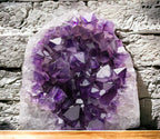 EMPORION GEMS 4.04 lb Extraordinary Natural Amethyst Geode - Unique Collectors Quality - 5 (H) x 4.5 (W) Inches Large Crystal Cl