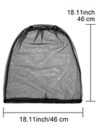 Hestya 4 Pack Mosquito Face Mesh Net Protecting Net for Outdoor Hiking Camping Climbing Mosquito Fly Insects Preventing (Black)