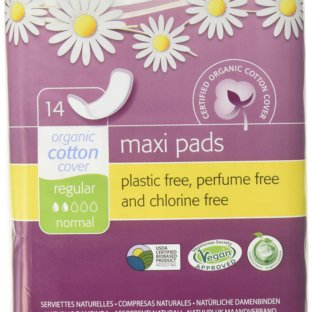 Natracare Pads Regular 14 Ct, 3 Boxes (42 Pads Total)