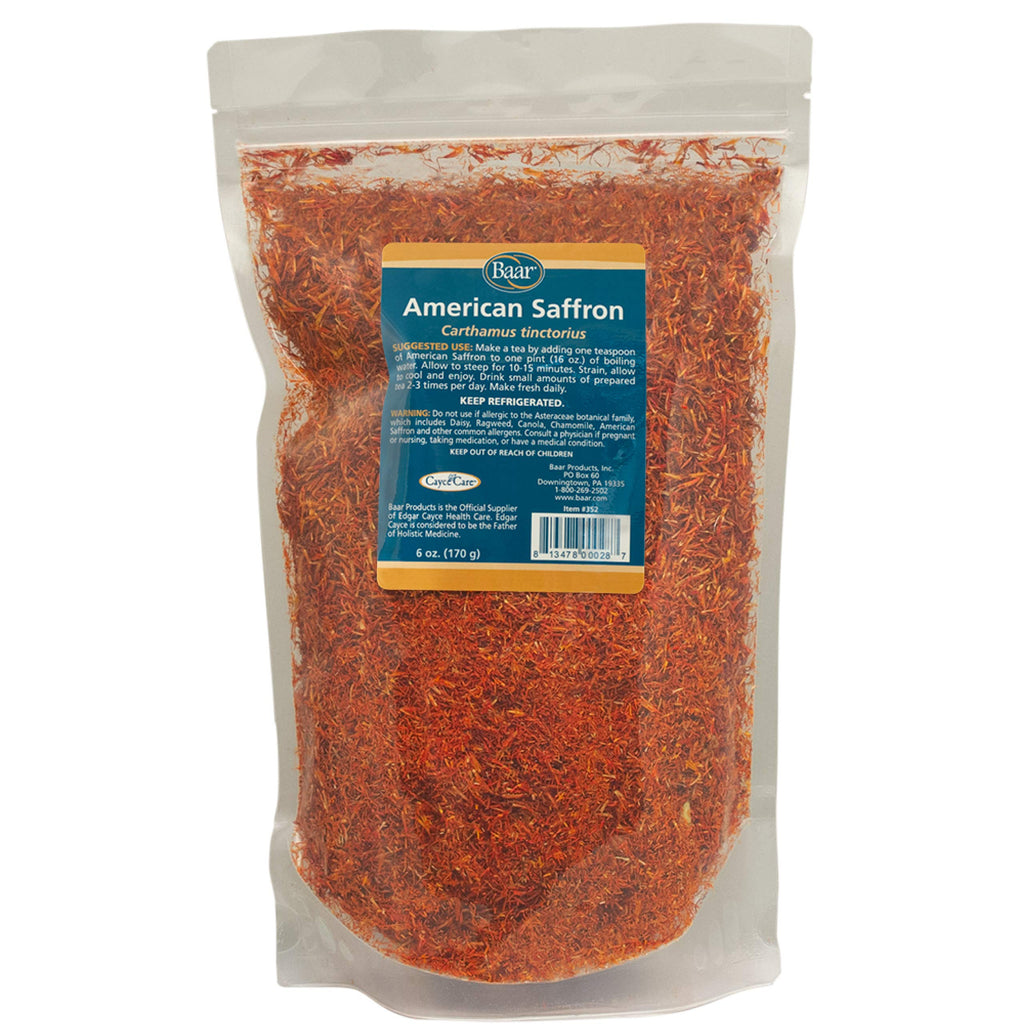 Baar Products - American Saffron Herbal Tea - Digestive Aid & Intestinal Cleansing, Helps Relieve Psoriasis, Eczema, Dermatitis 