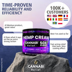 ??nn?b? R?l??f Hemp Cream Maximum Strength 6.76 FL. OZ - Relieve Muscles, Joints, and Back Target Area - 10-in-1 Potent Formula