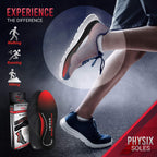 Physix Gear Orthotic Insoles for Men & Women - Arch Support Orthotics Insole, Orthopedic Insoles, Inserts for Men & Women, Foot