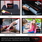 Portable Travel Size First Aid Kit - 10 Pack | Perfect for Home, Office, Car, School, Business, Travel, Hiking, Hunting, and Out