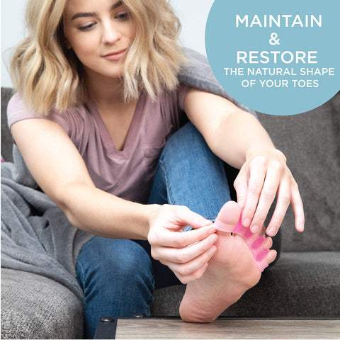 Mind Bodhi Toe Separators - Correcting Bunions and Restoring Toes to Their Original Shape - For Men and Women - Toe Spacers Buni