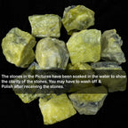 Crocon 1LB Serpentine Rough Bulk Natural Stone Raw Gemstone Tumbling Cabbing Polishing Gem Mining Chakra Balancing Reiki Healing