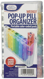 Pop-Up Weekly Pill Organizer